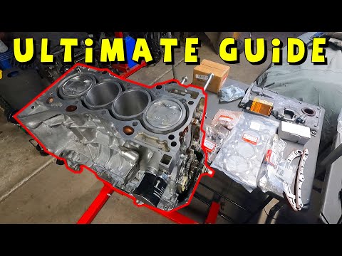 ULTIMATE K-SERIES REBUILD GUIDE ! ! ( JUNKYARD K24A2 Bottom End )