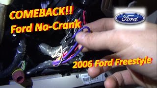 COMEBACK! Ford Freestyle No-Crank