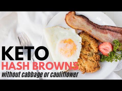 I made keto hash browns WITHOUT cabbage or cauliflower | Freezable & Ready in Minutes