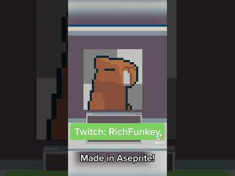 Custom Capybara Pixelart Twitch Emote! #shorts