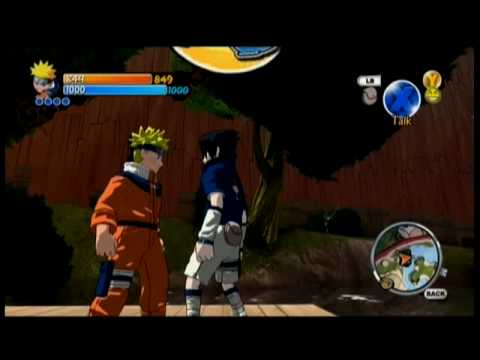 Naruto Rise of a Ninja - Naruto vs Sasuke (RPG mode)