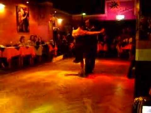  Guillermina Quiroga  and  Claudio Villagra  are  dancing  to  the  milonga  "  La Luciernaga  "