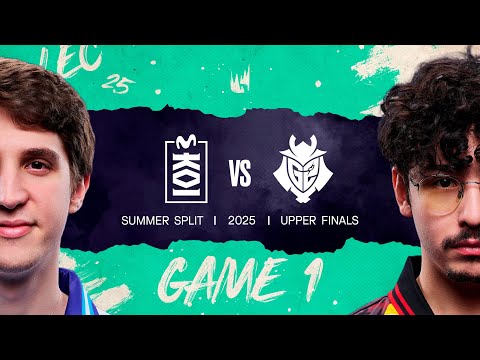 MKOI v G2 | 2025 LEC Summer | Week 6 Day 2 | Movistar KOI vs. G2 Esports  Game 1