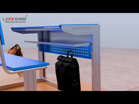 Classroom Furniture 3D Visualization | School Bench Design by JIPH