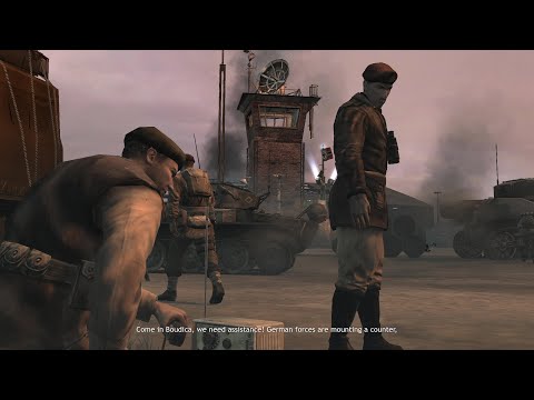 Company of Heroes (2006)-Liberation of Caen-Mission 4-Carpiquet: The Airfield
