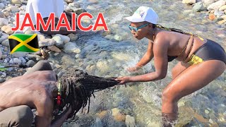 Washing Jamaican Rasta Man Dreadlocks!! He cried