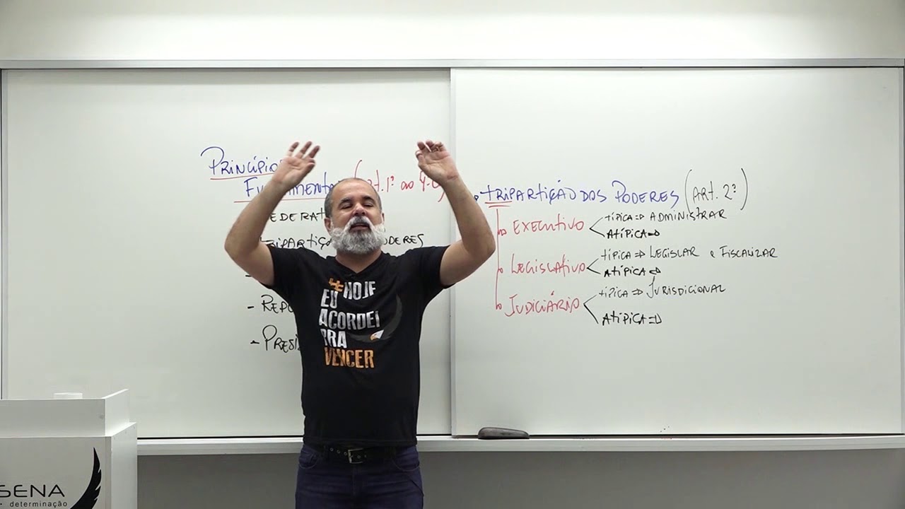 Direito Constitucional | Princípio da Tripartição dos Poderes | Daniel Sena