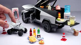 Unboxing of Most Amazing Tesla Cyber Truck Camper Truck Diecast Model Car