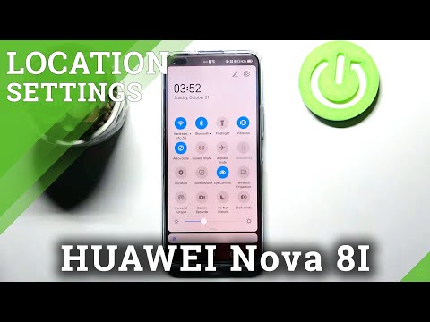 How to Turn On /Off Location in Huawei Nova 8i - Mange Device Location