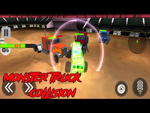 The Monster Demolished Every Vehicle In Battle Field In Monster Derby Destruction Gameplay