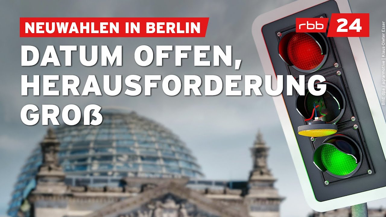 Nach Ampel-Aus: Datum für Neuwahlen noch offen, Helfende dringend gesucht