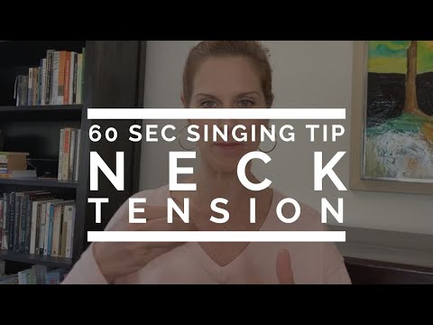 60 Second Singing Tip: Neck Tension | Arden Kaywin Vocal Studio