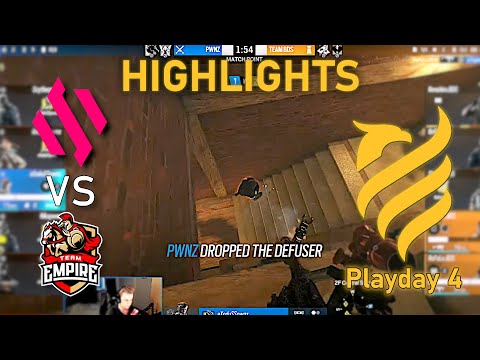 BDS vs PWNZ (Empire) - HIGHLIGHTS - Playday 4 - EUL 2022 Stage 2 - R6 Esport