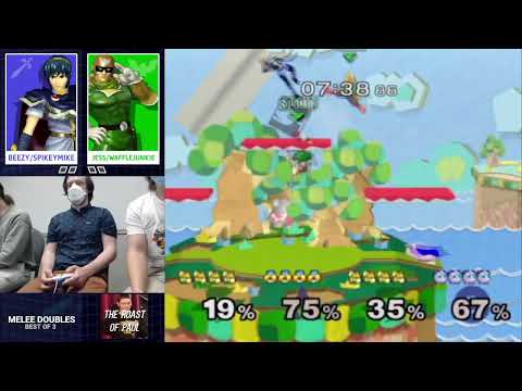 Beezy & SpikeyMike (B) vs. NadiA & @pinkbombo91 (G) - Losers Semis - Roast of Paul