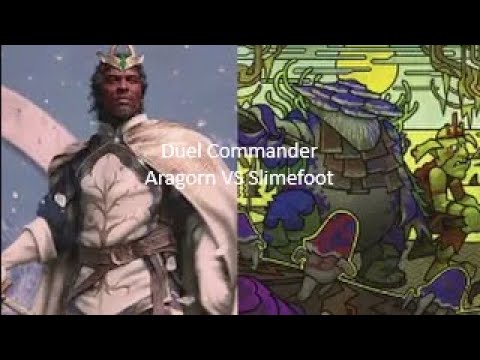 Aragorn vs Slimefoot - MTG Duel Commander