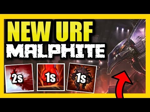 80% CDR IS JUST UNFAIR ON FULL AP MALPHITE | OP URF CHAMPION OF 2019! - League of Legends