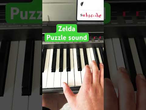 Zelda sounds on piano #nintendo #pianotutorial #zelda