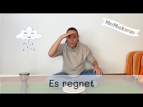 Es regnet, es regnet, es regnet gar so sehr • Regenlied, Herbstlied || MiniMusikanten