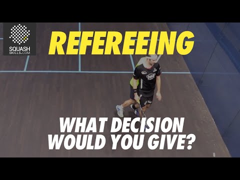 Squash Refereeing: Simon Rösner v Alan Clyne - Stroke