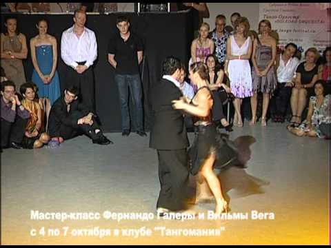  Fernando Galera  and  Vilma Fabiana Vega  are  dancing  at  White Nights tango festival  in  2011