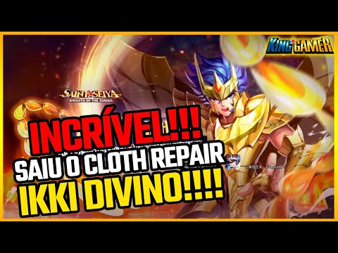 INCRÍVEL!!! SAIU O CLOTH REPAIR DO IKKI DIVINO E ELE TÁ INSANO!!!! // Saint Seiya Awakening