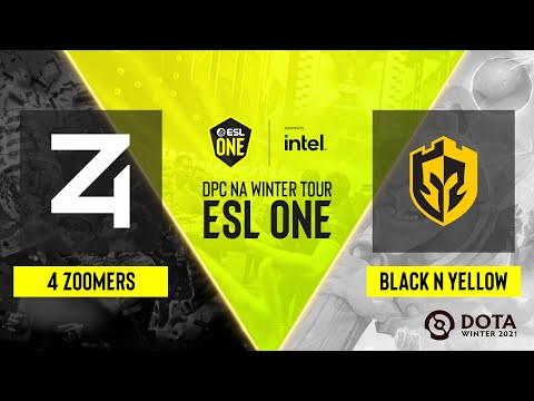 Dota2 - Black N Yellow vs. 4 Zoomers - Game 3 - DPC NA Winter Tour - ESL One