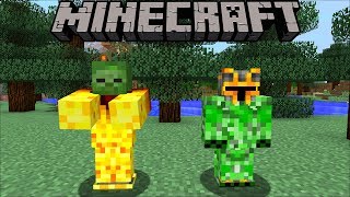 Minecraft MARK AND MC NAVEED BECOME DIFFERENT MOBS !! WE SWAP CREATURES !! Minecraft Mods