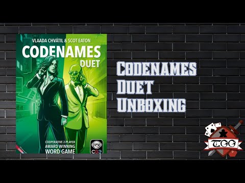 Codenames Duet Unboxing