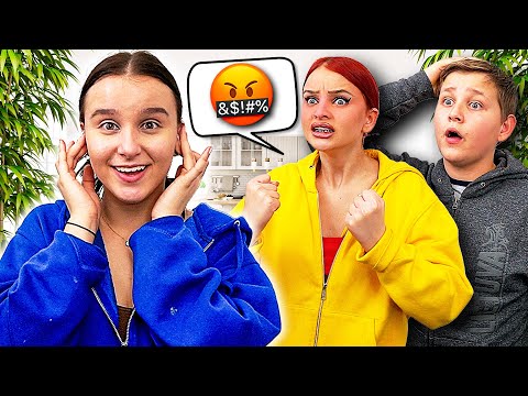 1 Stunde lang meine GESCHWISTER IGNORIEREN ! 🤫⏰ (sie drehen durch) - Celina