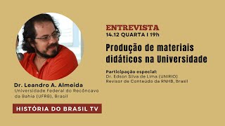 Produção de materiais didáticos na Universidade I História do Brasil TV