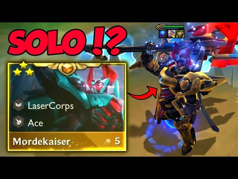 CAN A SET 8 MORDEKAISER 3 STAR 1V9 | Teamfight tactics TFT