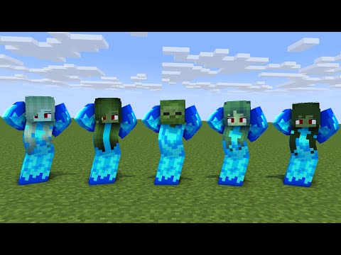 MONSTER SCHOOL : CHICKEN WING MEME ICE ZOMBIE FAMILY - MINECRAFT ANIMATION