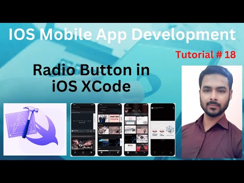 Tutorial 18 Radio Button in iOS XCode | Custom Radio button with Animation in iOS