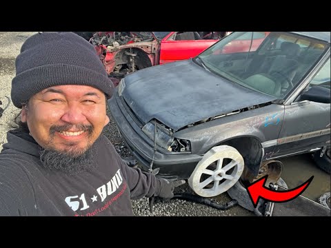 Using JUNKYARD Parts To Fix My Broken Honda..