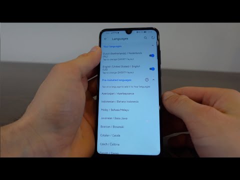 How To Add Language To Keyboard Huawei P30 Lite
