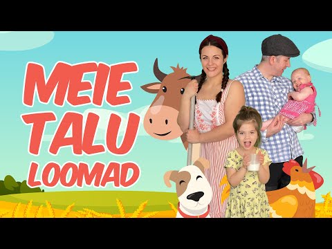 Kikerikii, auh-auh, muu-muu! Meie talu loomad  | Lastelaulud | LOLALA