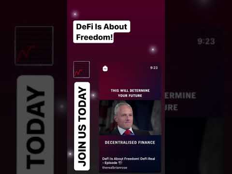 DeFi Is About Freedom!DeFi Real With Brian Rose - Episode ? (DeFi Is About Freedom! DeFi Real With Brian Rose - Episode ?)