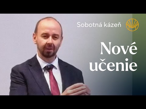 📖 Nové učenie • Pavel Moudrý • Sobotná kázeň 18. 10. 2025