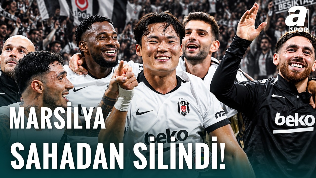 Beşiktaş, Avrupa Ligi'ne 4-1'le başladı! Marsilya'yı gol şovuyla geçti
