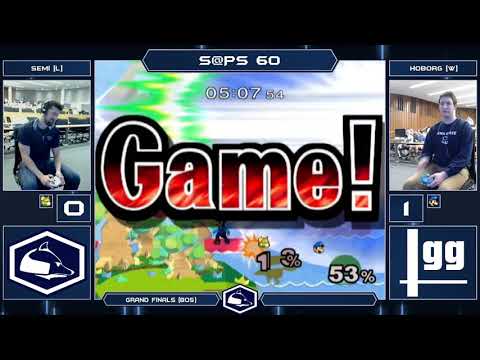 S@PS 60 Melee Singles - Semi (Peach) vs Hoborg (Luigi) - Grand Finals