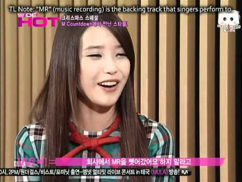 101224 IU (아이유) WIDE interview - IU's gift for uncle fans (eng sub)