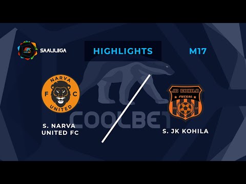 Narva United FC - JK Kohila. Coolbet Saaliliiga. MD 17. Highlights