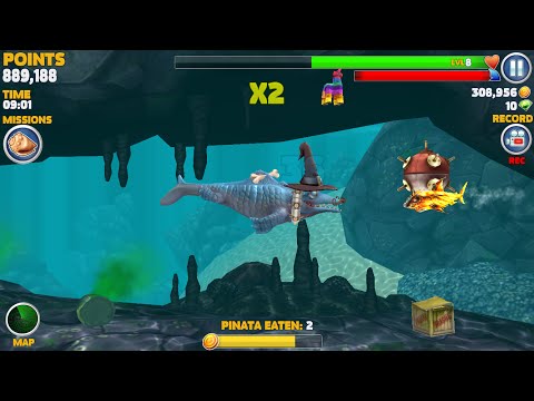 How to get Pinata to win Mariachi baby - Hungry Shark Evolution
