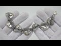 Відео огляд Срібний браслет "Листик" 125цф