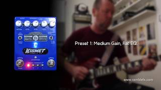 Video thumbnail for Ramble FX: KISMET overdrive/distortion - in context by Brett Kingman