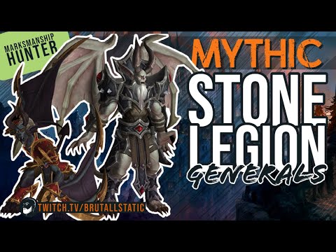 Mythic Stone Legion Generals • MM Hunter • Castle Nathria
