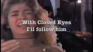 Con Los Ojos Cerrados - Gloria Trevi (English Lyrics)