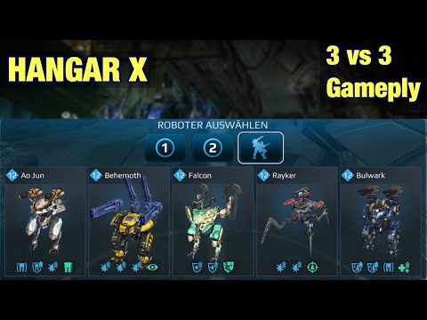 War Robots Hangar X 3 vs 3 Funplay