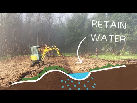 #105 Digging swales and planting fruit trees before winter rain comes (LAST EPISODE)