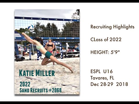 Katie Miller, Class of 2022, Beach Volleyball